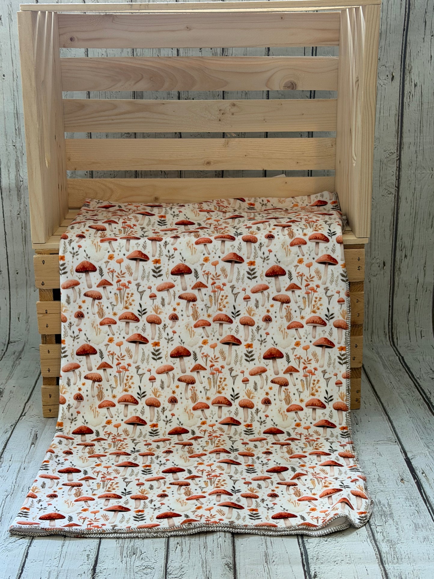 Couverture en squish Forêt de champignons