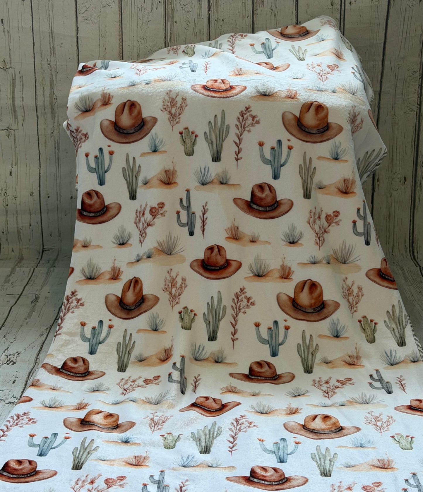 Couverture adulte en squish Chapeau cowboy