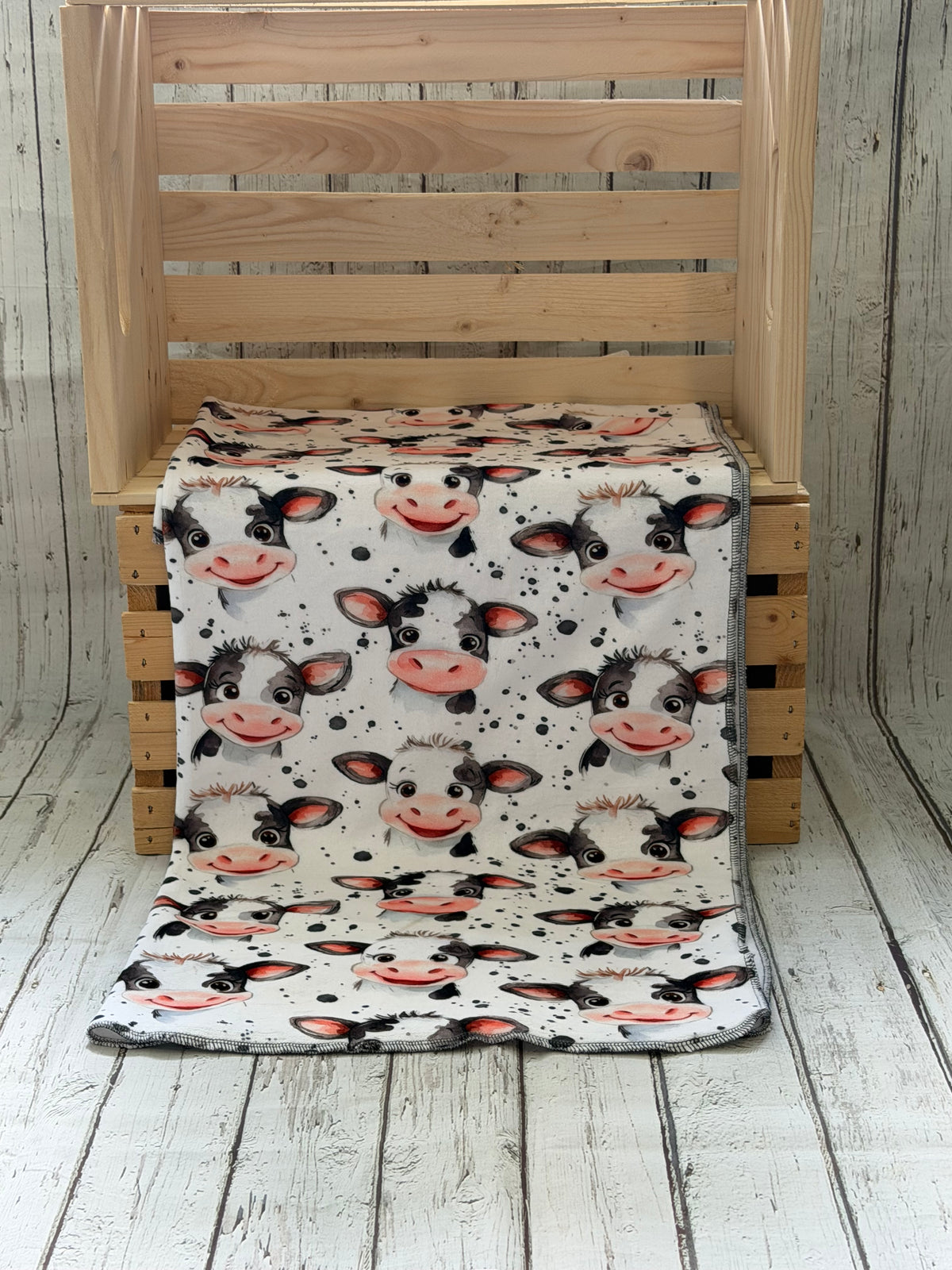 Couverture en squish Vache rigolote