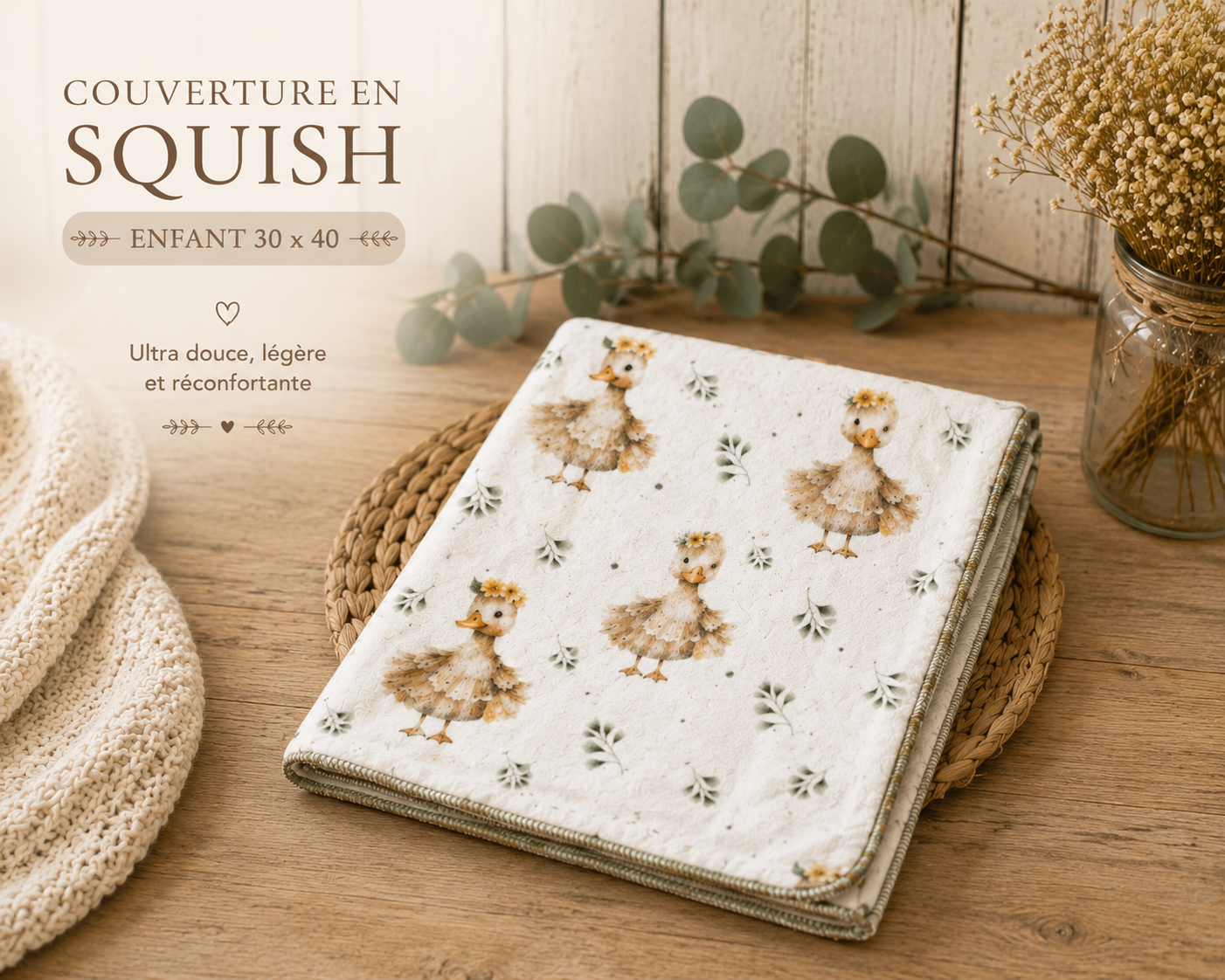 Couverture en squish Enfants