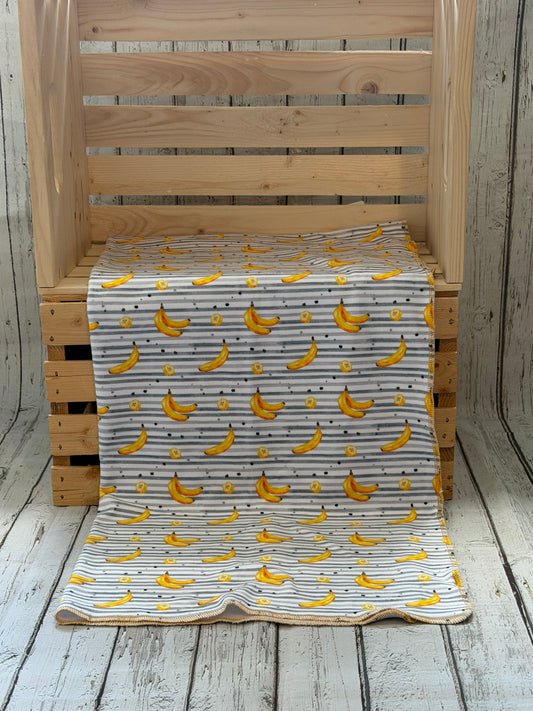 Couverture en squish Banane rayée