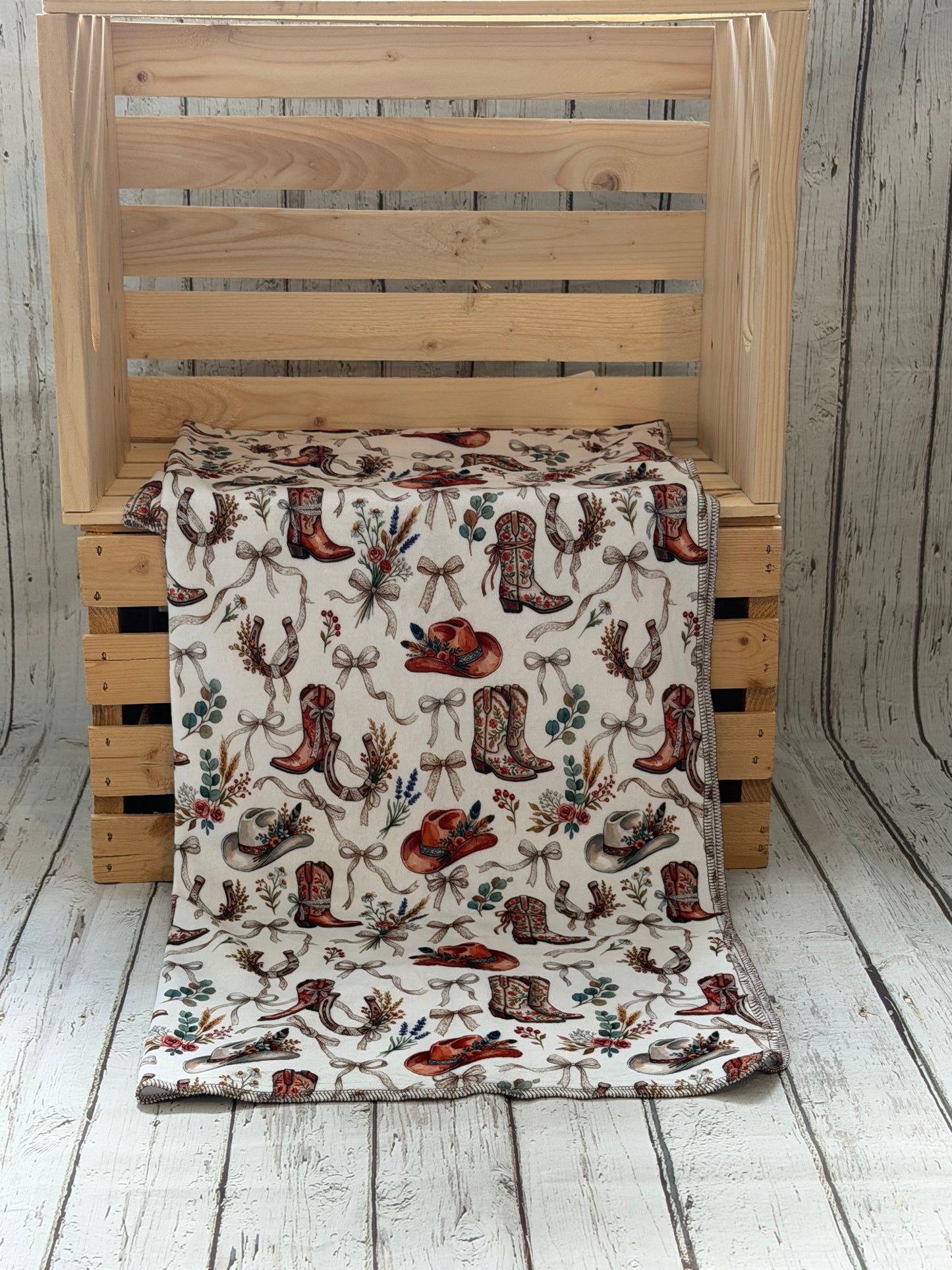 Couverture en squish Western boho