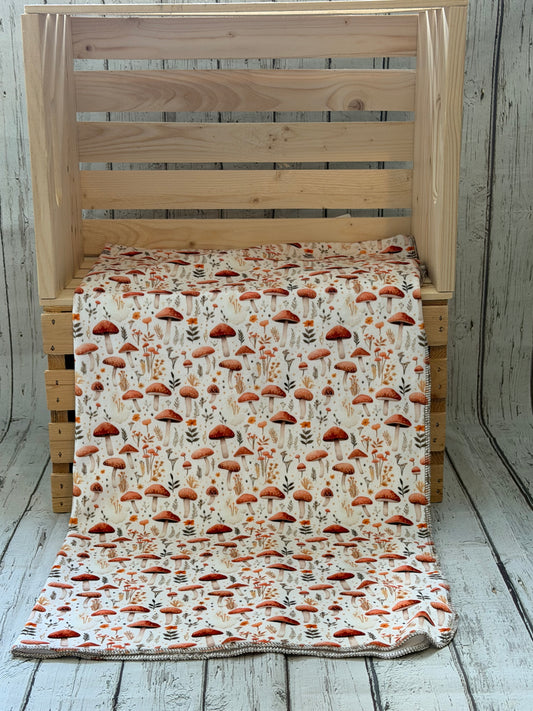 Couverture en squish Forêt de champignons