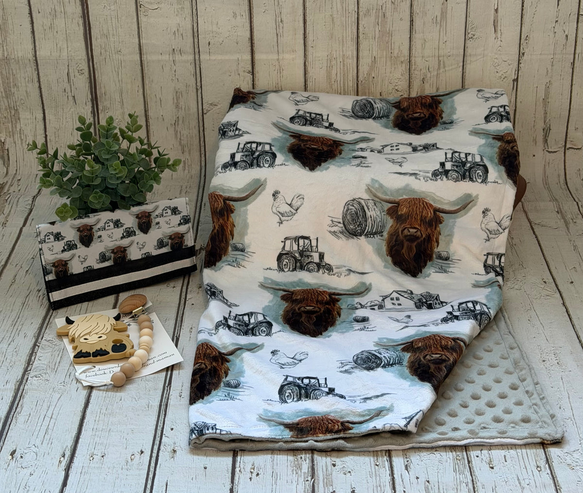 Ensemble cadeau Boeuf Highland