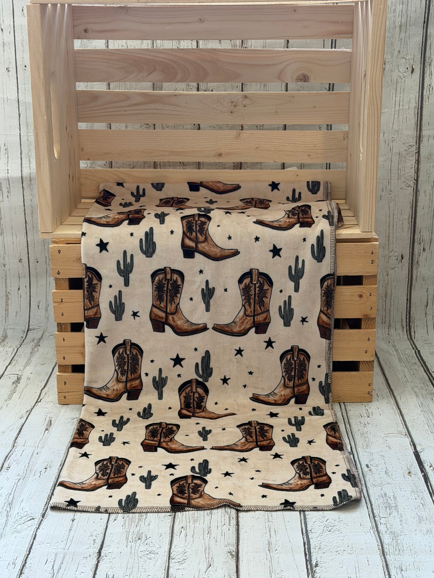 Couverture en squish Cow-boy boots