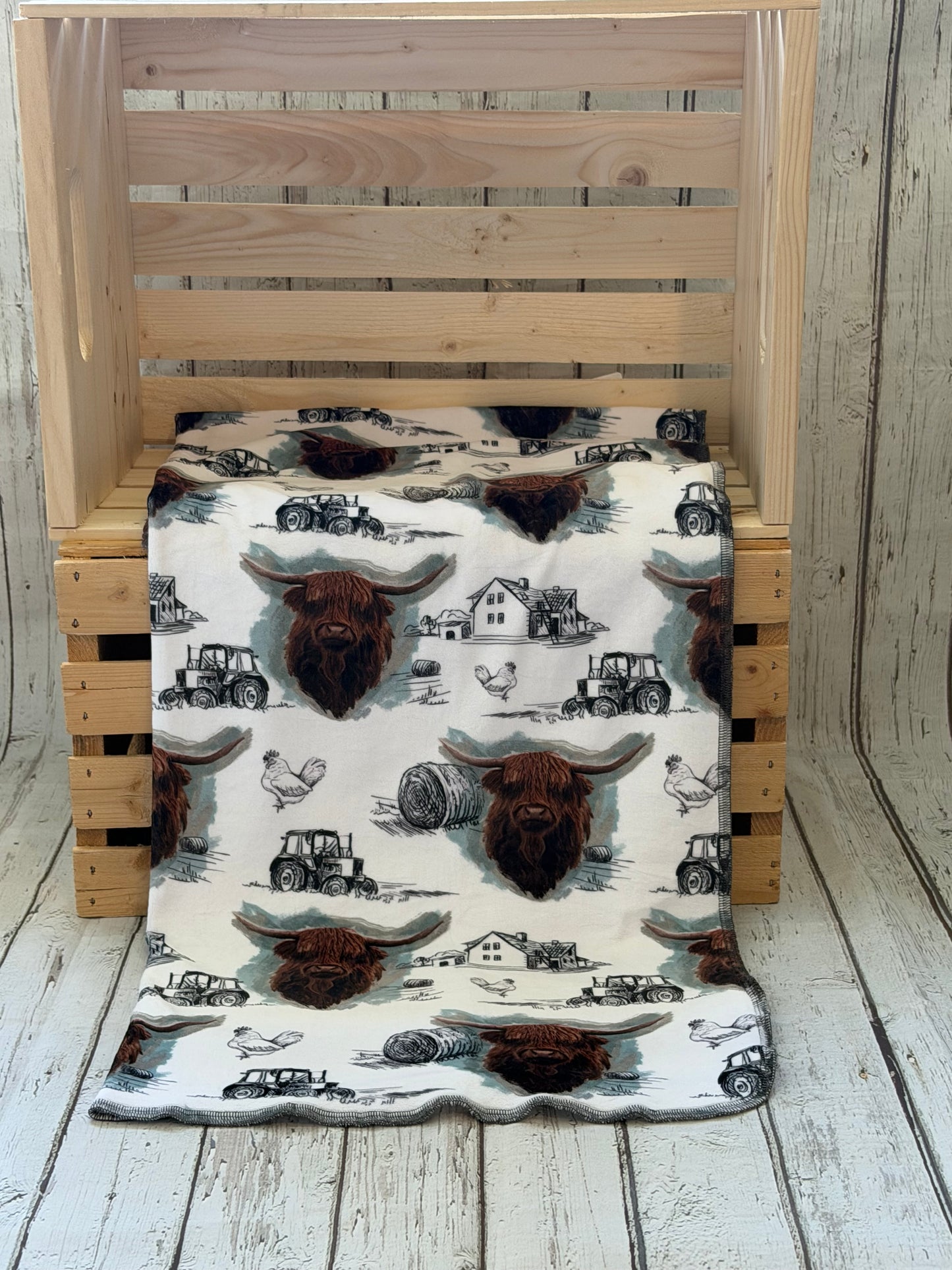 Couverture en squish Boeuf highland