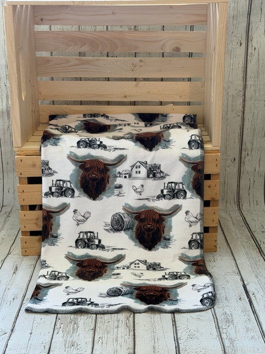 Couverture en squish Boeuf highland