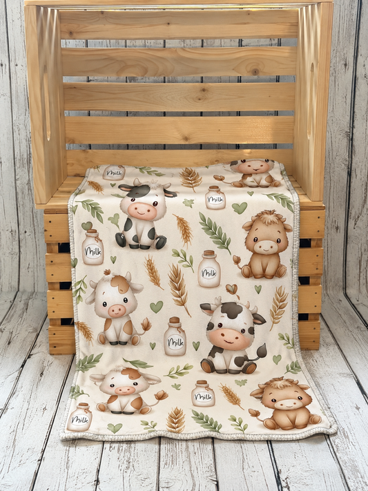 Couverture en squish Bébé à la ferme