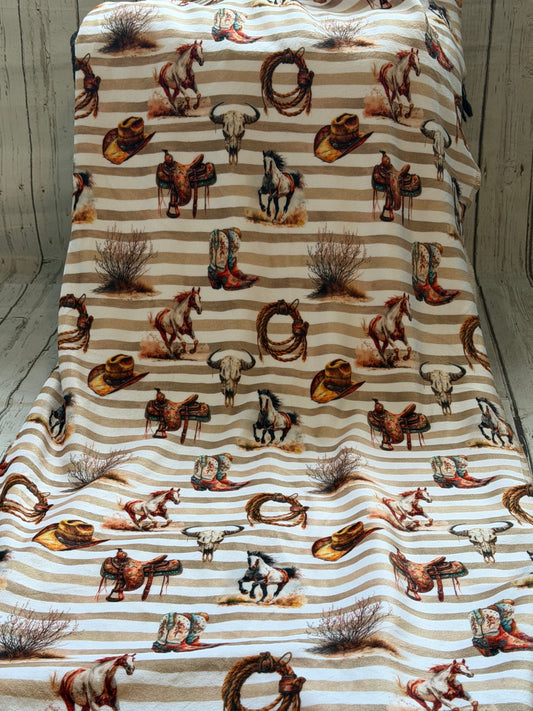 Couverture en squish adulte cheval western