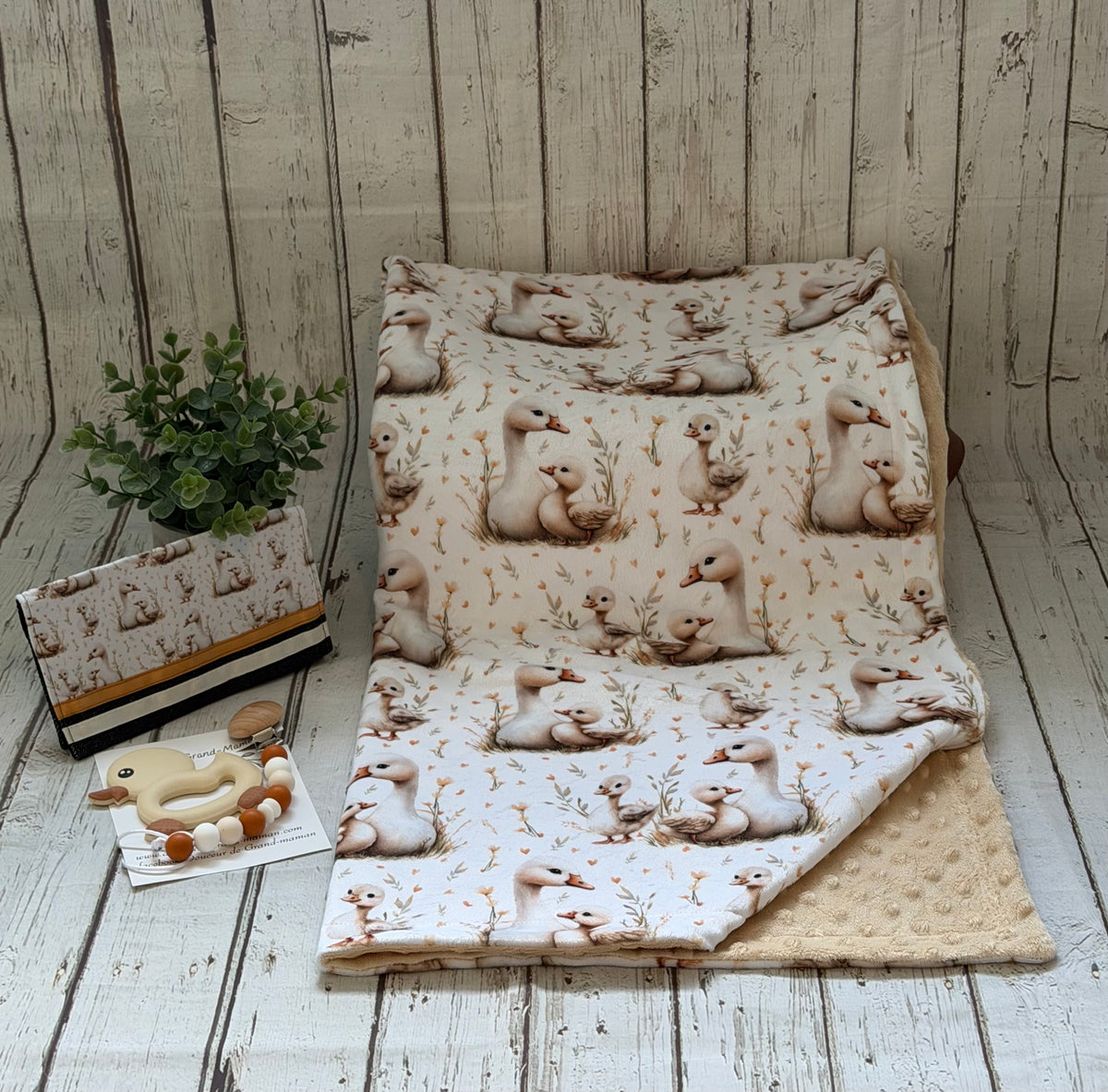 Ensemble cadeau Petit cœur d’oies