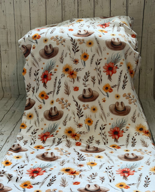 Couverture en squish  adultes chapeaux western