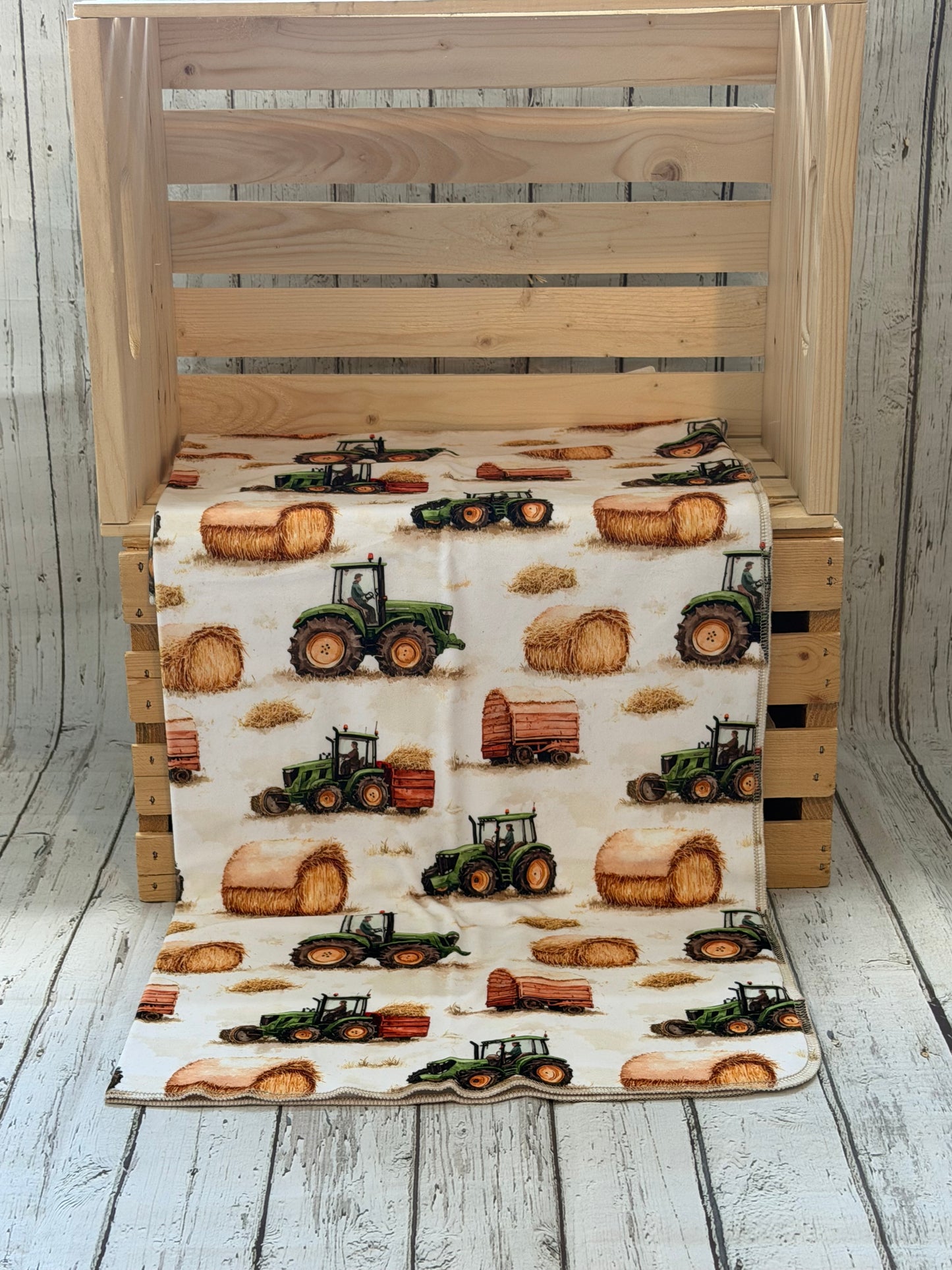 Couverture en squish Tracteur et balle de foins