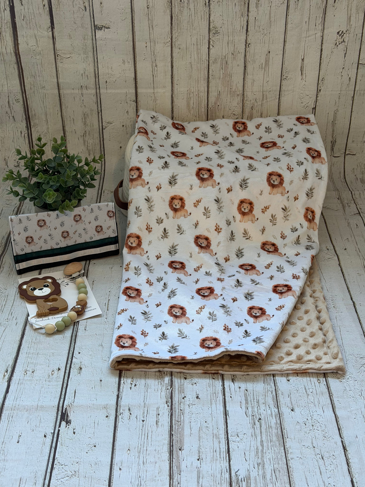 Ensemble cadeau Petit lion