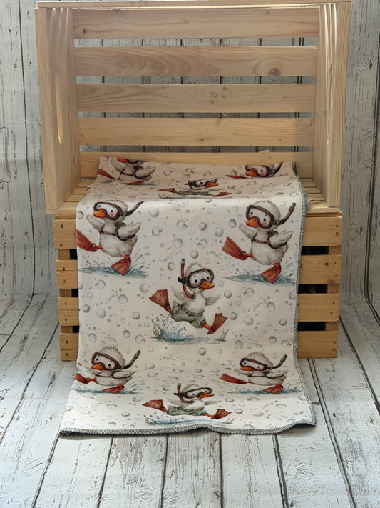 Couverture en squish Plouf le canard