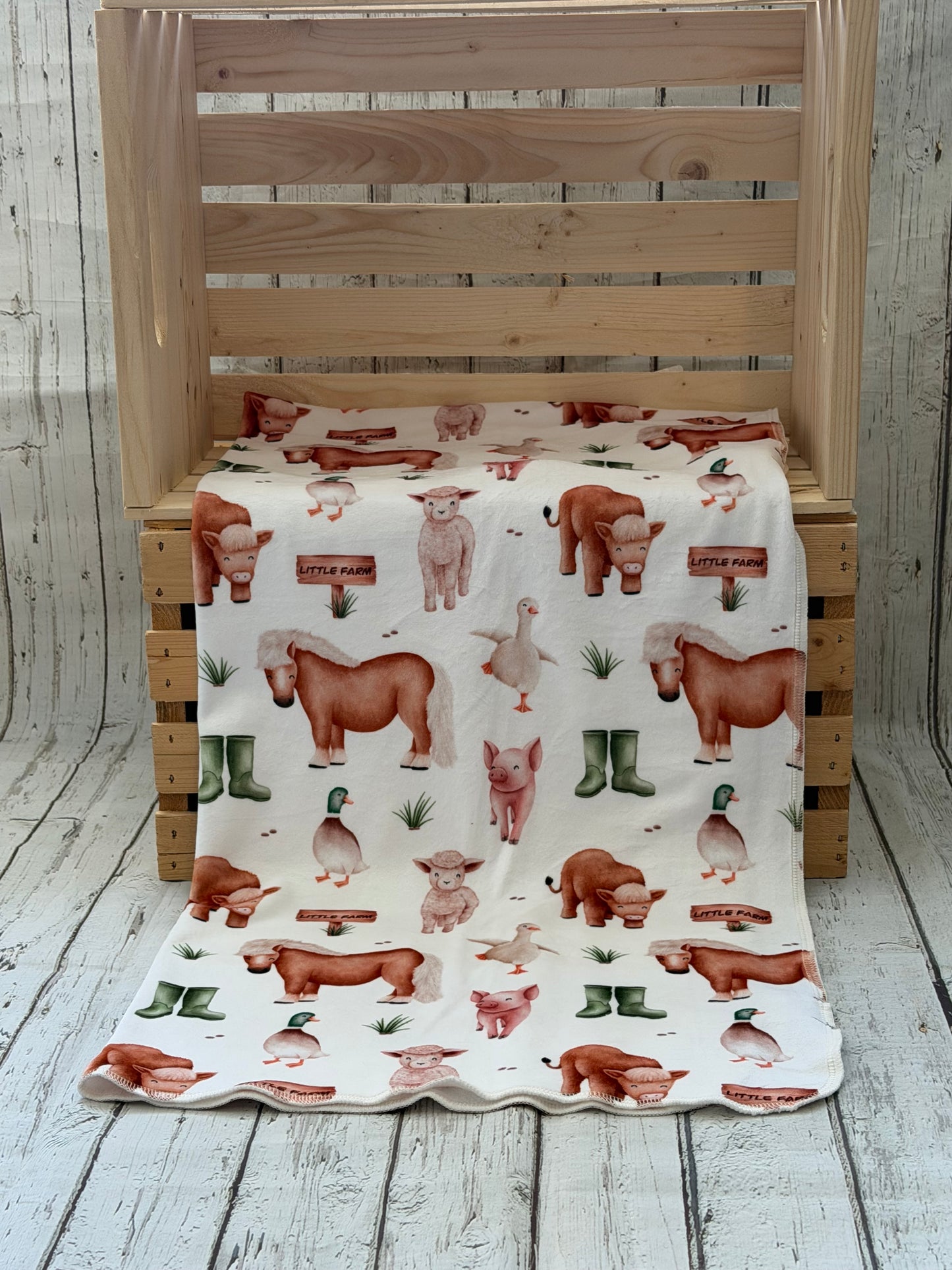 Couverture en squish Amis de la ferme