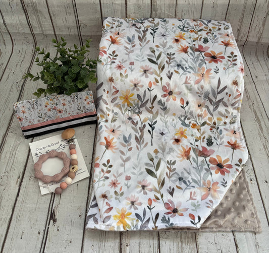 Ensemble cadeau champs de fleurs