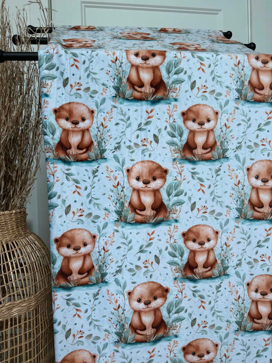Couverture adulte en squish  Bébé Loutre