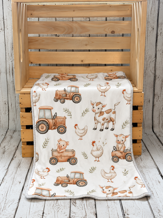Couverture en squish La petite ferme