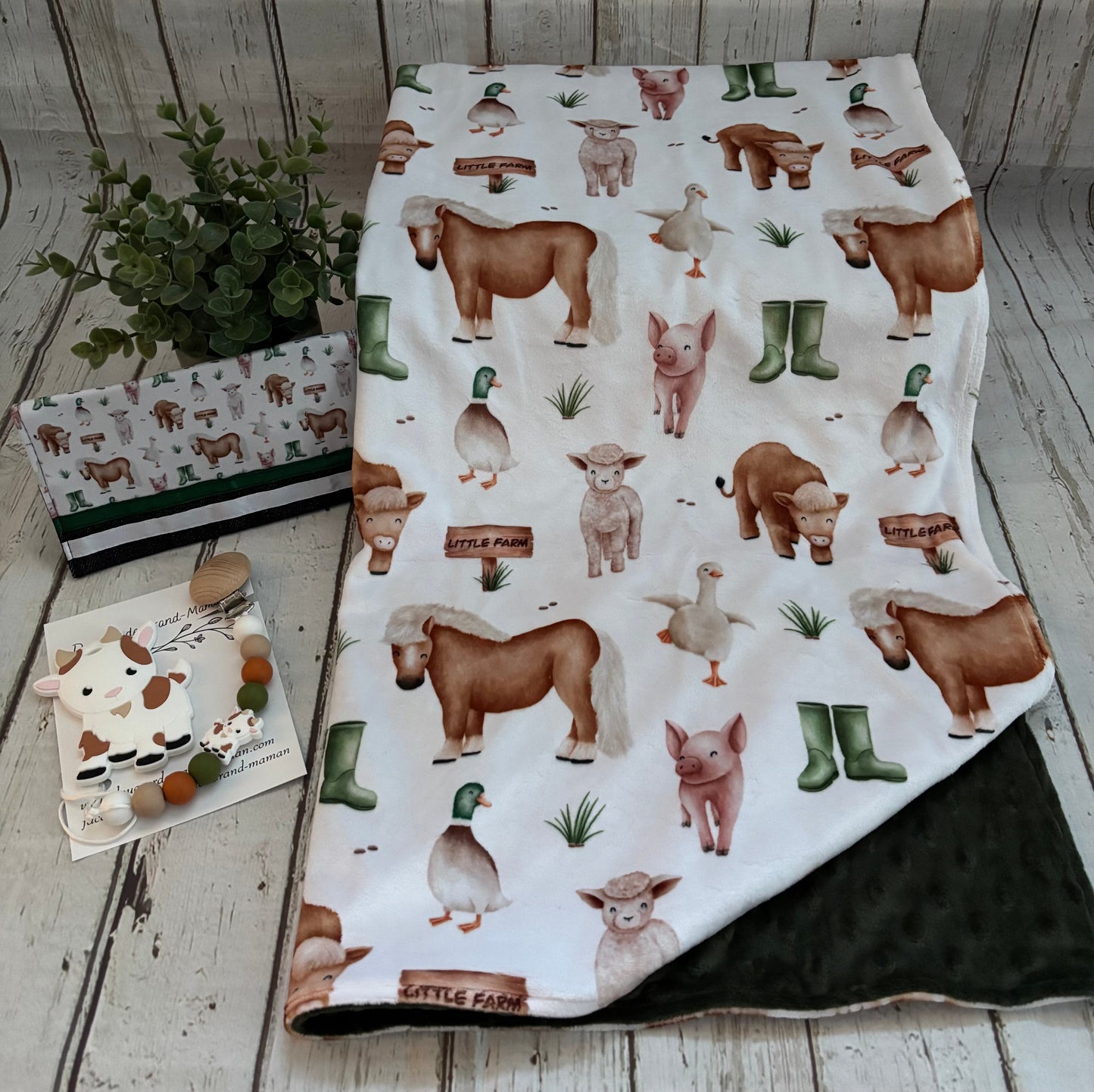 Ensemble cadeau amis de la ferme